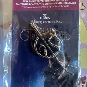 Fantastic Beasts silver pin